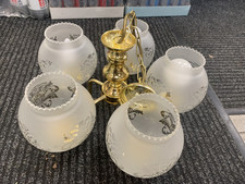 Vintage Ceiling 5 Arm Hanging Light Chandelier Micromark Lighting