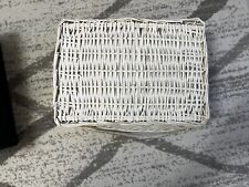 Storage Basket with Removable Lining - White