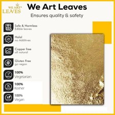 Pure Edible Gold Leaf Sheets