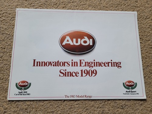 The 1983 audi model range - the,