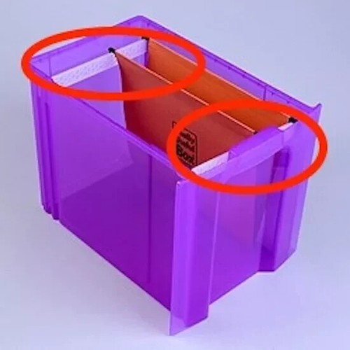 File suspenders for 25 - , litre