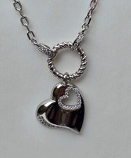 Silver Plated Heart Necklace