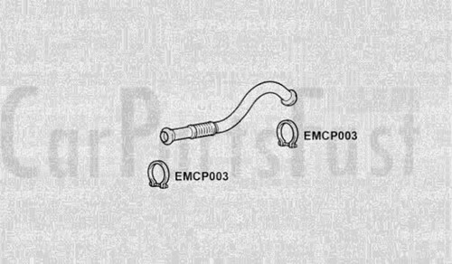 Exhaust front pipe citroen - exhaust,