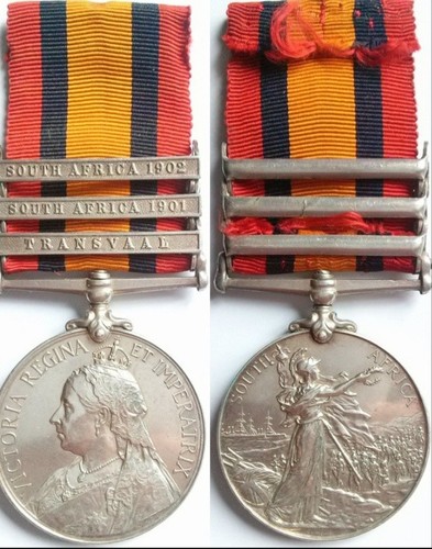 Qsa medal three clasps - three,