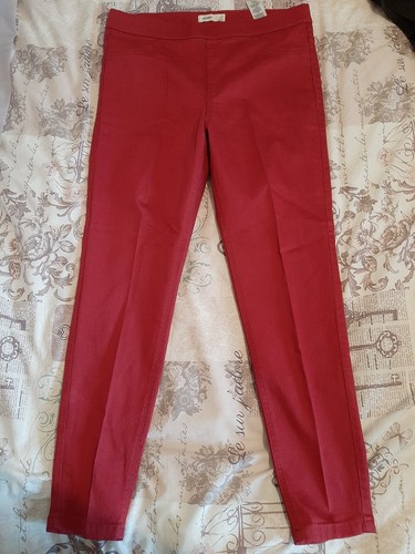 Ladies bright red jeggings - ladies,