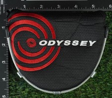 ODYSSEY 2-BALL SRT MALLET PUTTER HEADCOVER BLACK / RED / WHITE ~ LOOK!!