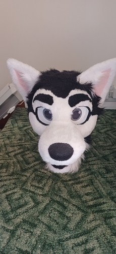 Canine wolf fursuit head - canine/wolf,