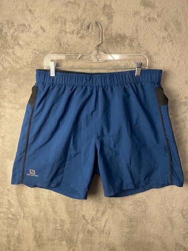 Salomon men shorts blue - shorts,