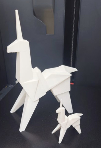 Blade runner origami unicorn - runner,