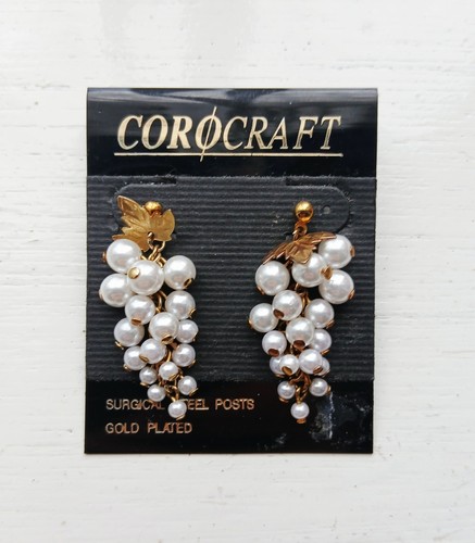 Vintage corocraft faux pearl - corocraft, &
