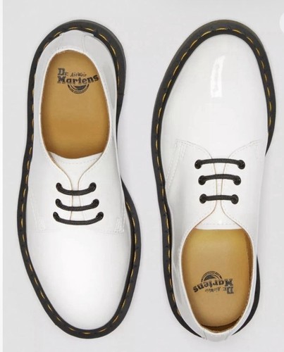 Martens white patent shoes - martens,