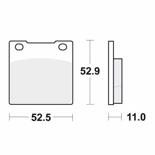 Trw brake pads front - trw,