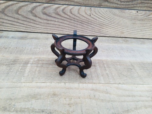 Vintage small carved wooden - small,