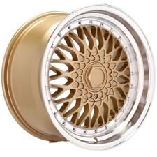 4X 18" BBS RS Gold style alloy wheels Deep Dish 5X112 fits for Mercedes E S