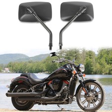 Black Motorcycle Rear Mirrors