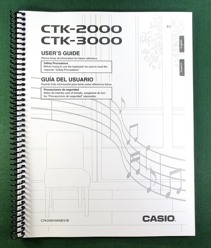 Casio ctk 3000 instruction - casio, ctk-3000
