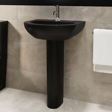 Matt Black Modern Pedestal