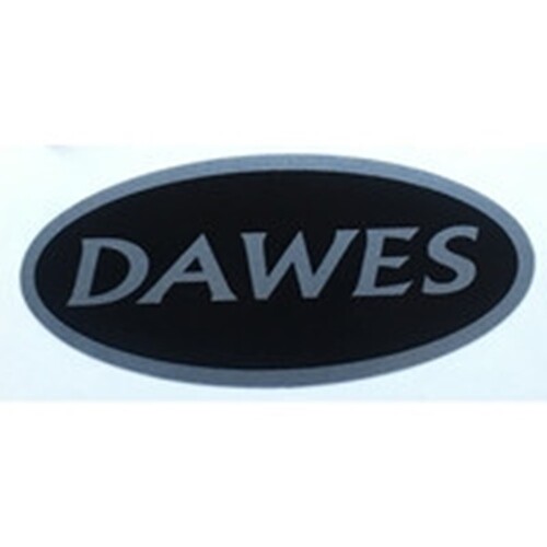 Dawes head seat decal - dawes, decal.