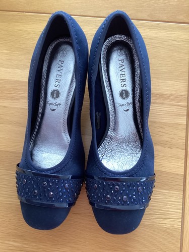 Pavers navy blue - navy, heel