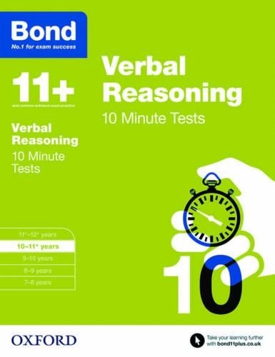 Bond verbal reasoning 10 - verbal,