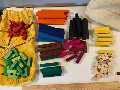 Lot 138 vintage cuisenaire - vintage,
