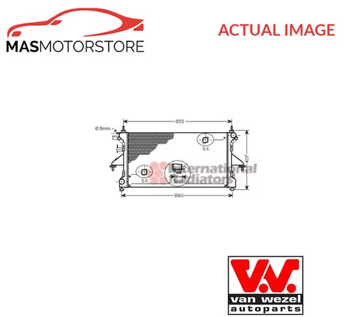Engine cooling radiator van - cooling,