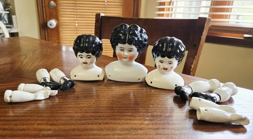 Lot antique bone china - of, girl