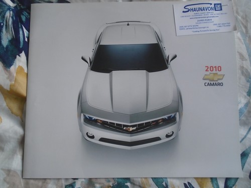 Chevrolet camaro brochure - camaro, 2010