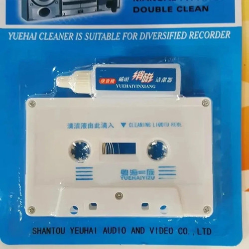 Cassette tape for - cassette, cleaner