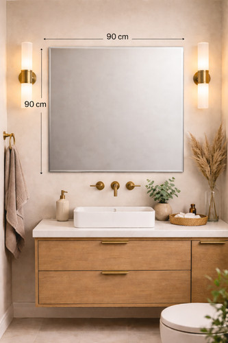 Bathroom square frameless - bathroom,