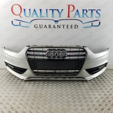 AUDI A4 FRONT BUMPER IN SILVER LX7W FACELIFT  B8 2013