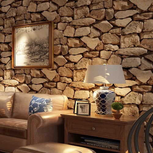 Vintage brick wallpaper - vintage,