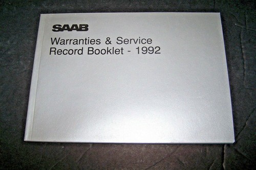 1992 saab 900 - 900, service