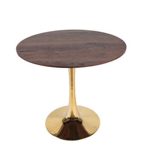 5in walnut midcentury tulip - midcentury,