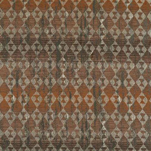 Tribal brown upholstery fabric - tribal,