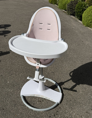Bloom high chair white pink - bloom,
