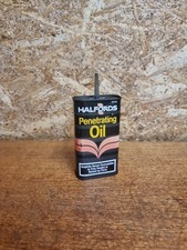 Vintage Halfords Penetrating Oil Tin Can Squirt Oiler Handy