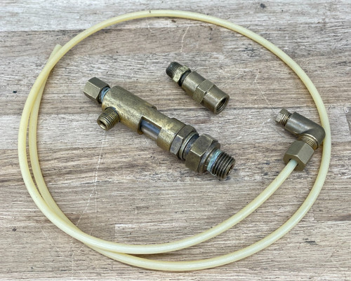 Vintage brass oil drip feed - vintage,