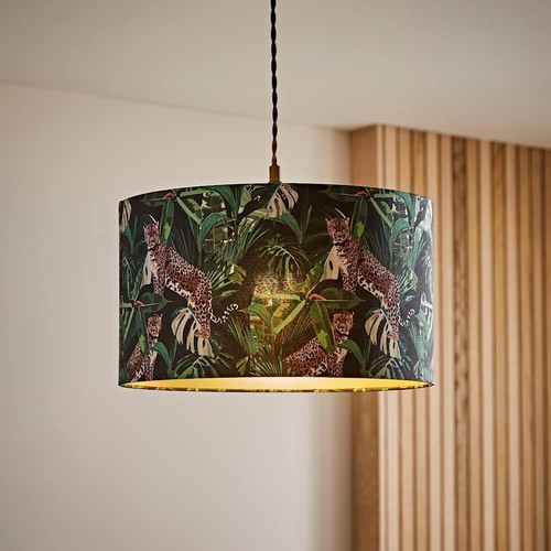 Jungle print lampshade easy - jungle,