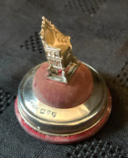 Edwardian Adie & Lovekin  Hallmarked Silver Coronation Throne Sewing Collectible