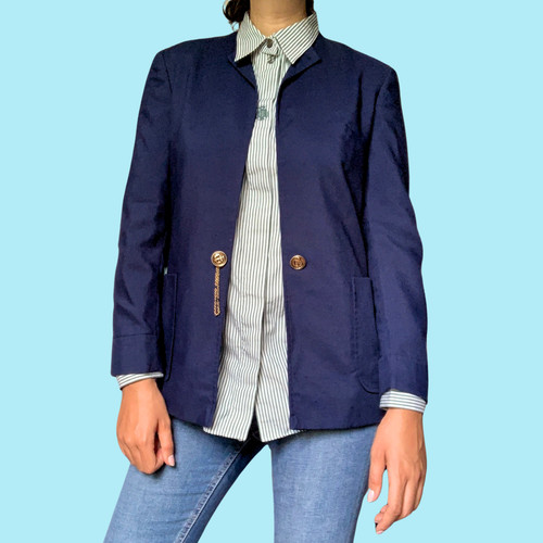 Vintage 80s women eastex navy - women,
