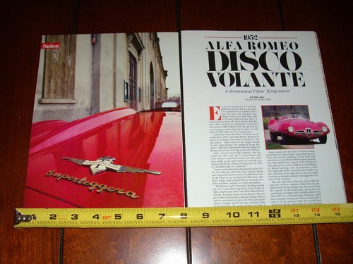 1952 alfa romeo disco - disco, volante
