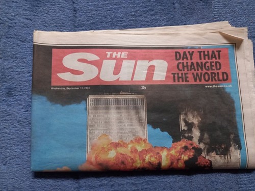 Sun newspaper day after twin - after,