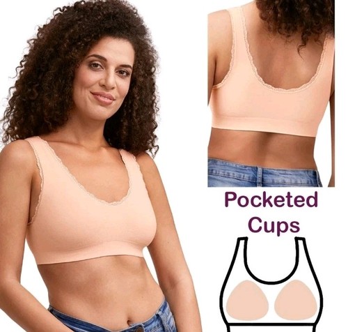 Amoena pocketed bralette - amoena,