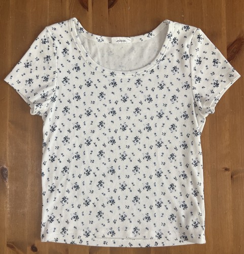 Gap teen white blue floral - blue,