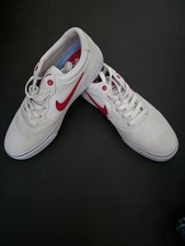 Nike SB Chron 2 Skate Shoes Trainers White/Red - Men's UK 6.5 EU 40.5 - New