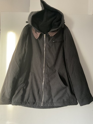 Men black suede hooded - men’s,