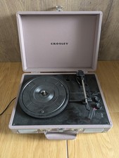 Crosley Cruiser Deluxe Record Player- Bluetooth Purple Ash