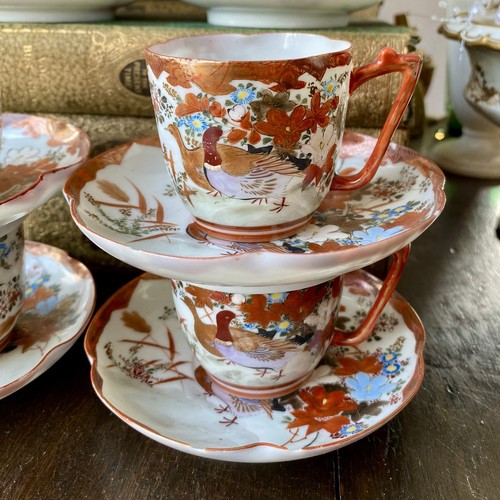 Antique meiji kutani - 6x, wataya