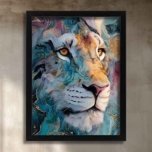 Majestic lion wall - majestic,